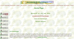 Desktop Screenshot of accademiadikinesiologia.it